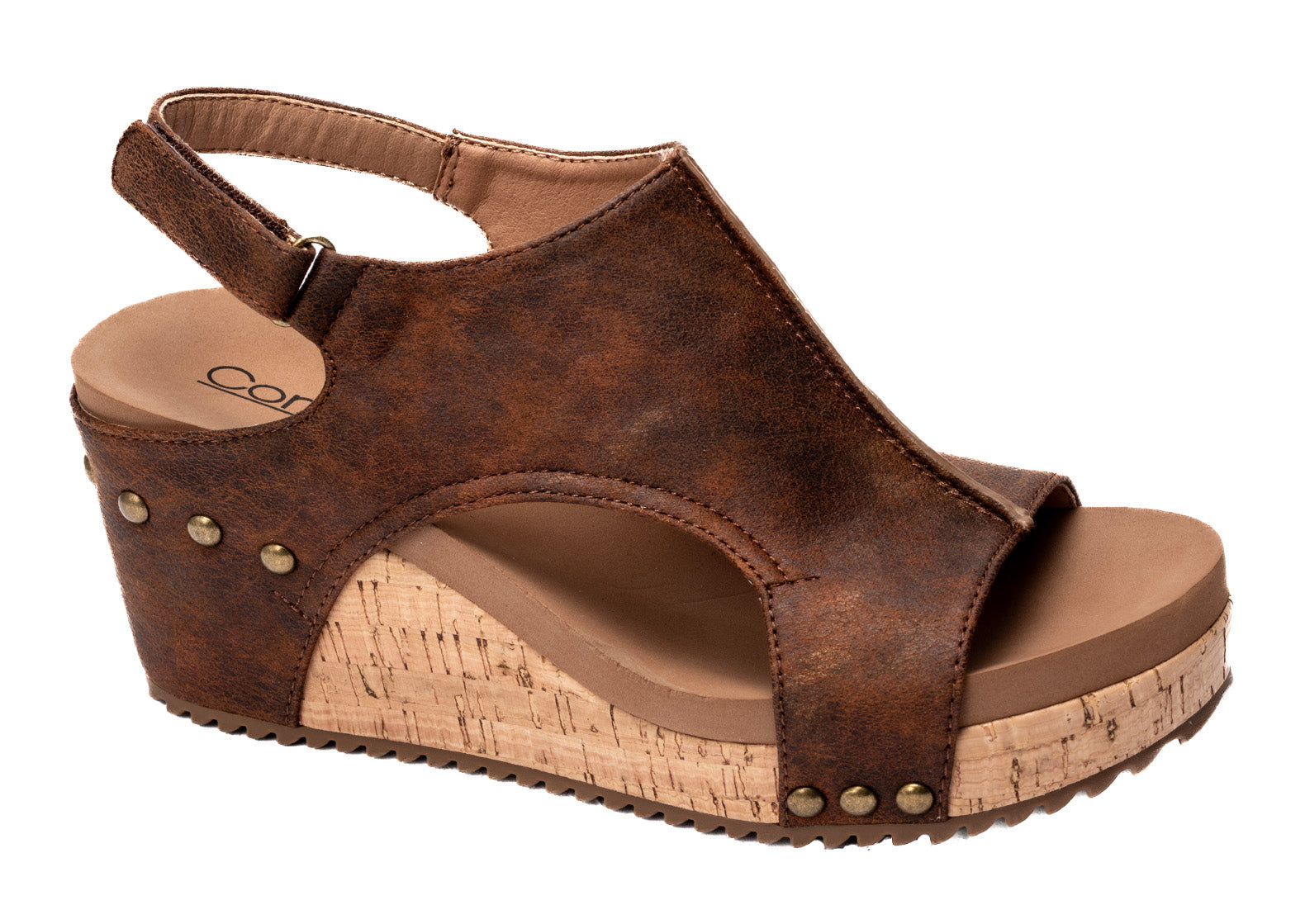CORKYS CHARMER MULE - COGNAC