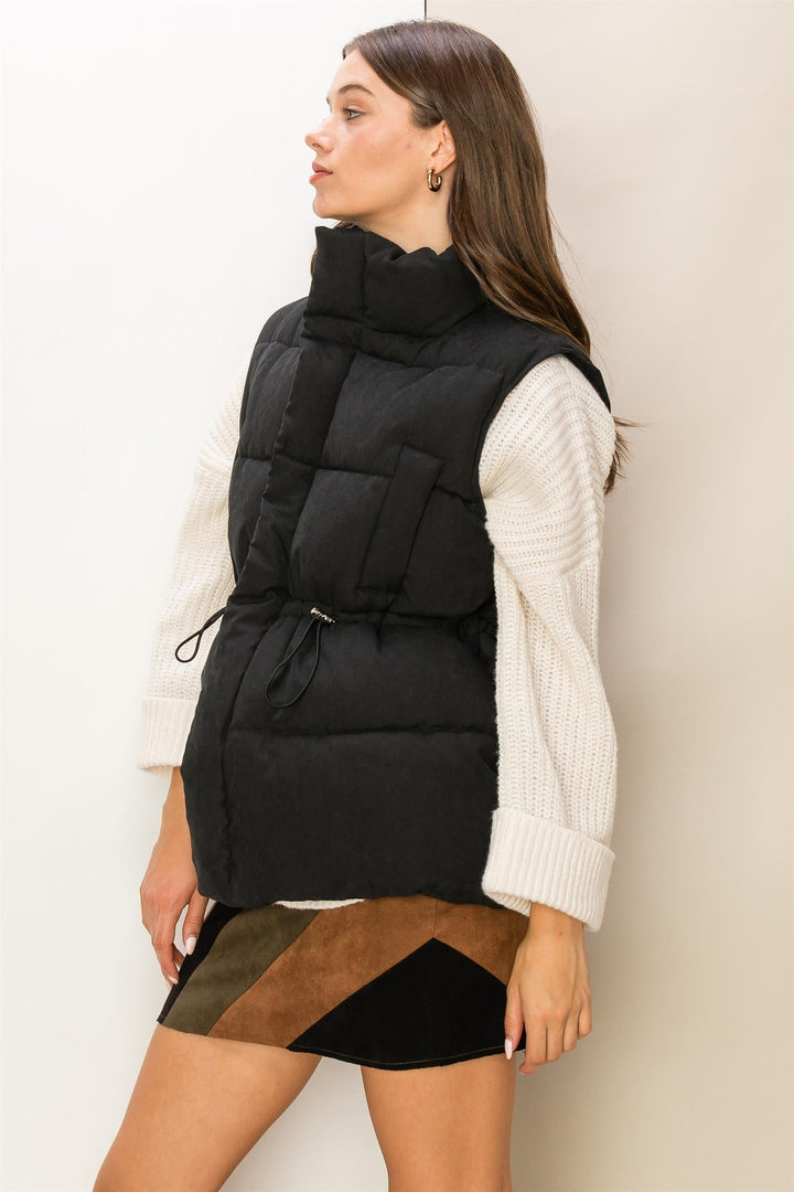 Fashion Foreword Puffer Vest-Vests-Hyfve-Evergreen Boutique, Women’s Fashion Boutique in Santa Claus, Indiana