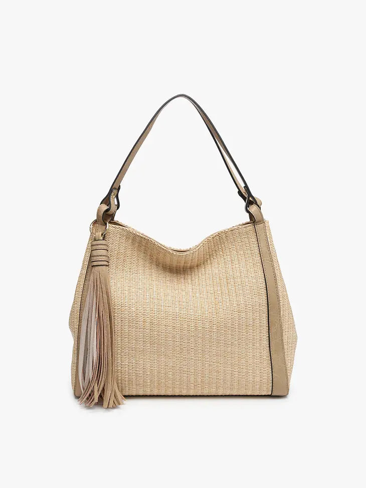 Woven satchel discount handbags