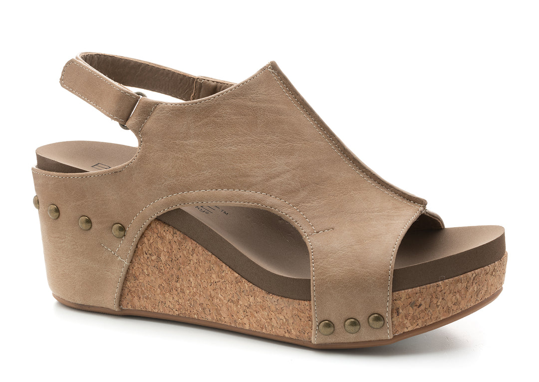 Corkys Carley Wedge Sandals-Sandals-Corkys-Evergreen Boutique, Women’s Fashion Boutique in Santa Claus, Indiana