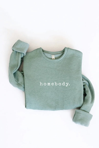 Homebody Graphic Sweater-Graphic Sweaters-Oat Collective-Evergreen Boutique, Women’s Fashion Boutique in Santa Claus, Indiana