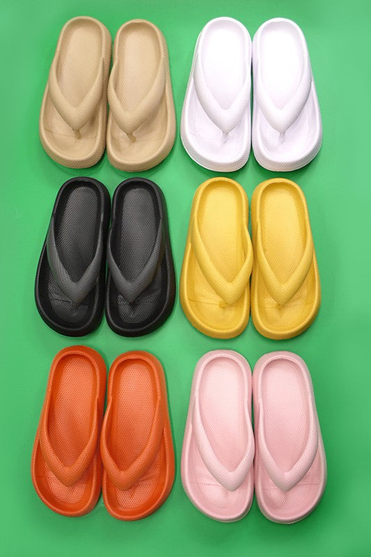 Eva Cloud Slides-Slippers-Wall to Wall-Evergreen Boutique, Women’s Fashion Boutique in Santa Claus, Indiana