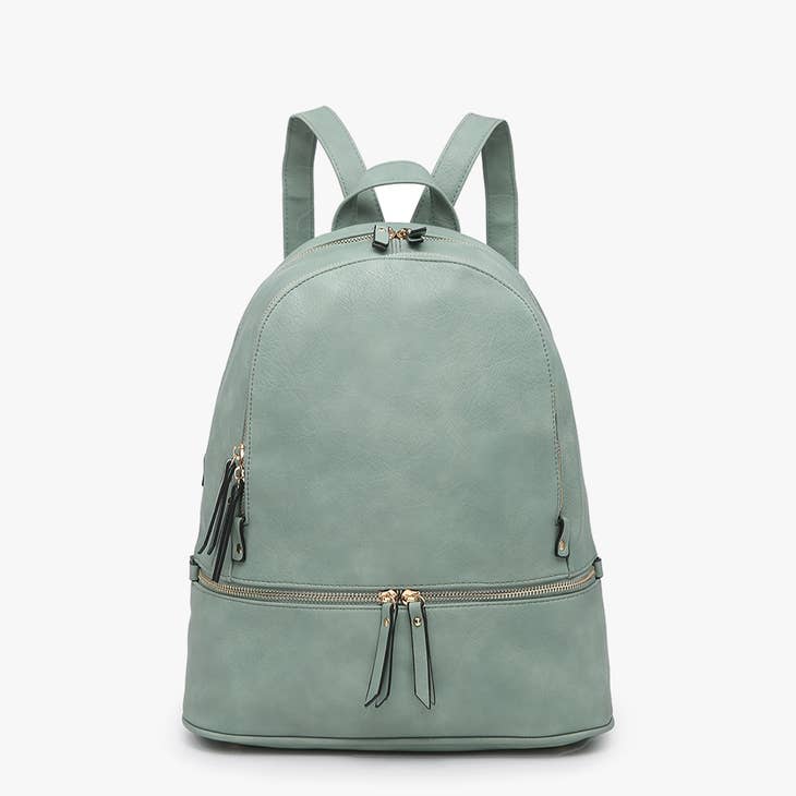 Blake Backpack w/ 3 Zip Compartments-Handbags-Jen & Co-Evergreen Boutique, Women’s Fashion Boutique in Santa Claus, Indiana