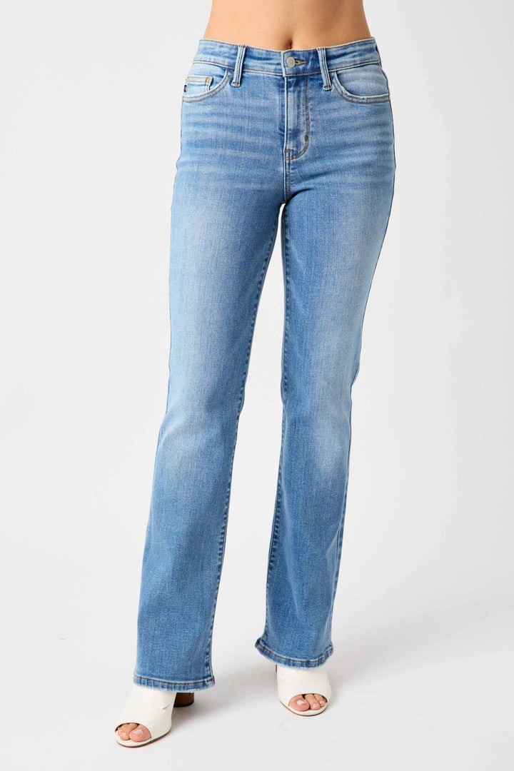 Judy Blue Robin Bootcut Jeans-Jeans-Judy Blue-Evergreen Boutique, Women’s Fashion Boutique in Santa Claus, Indiana