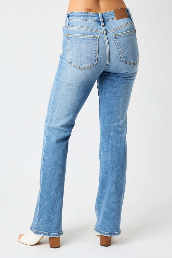 Judy Blue Robin Bootcut Jeans-Jeans-Judy Blue-Evergreen Boutique, Women’s Fashion Boutique in Santa Claus, Indiana