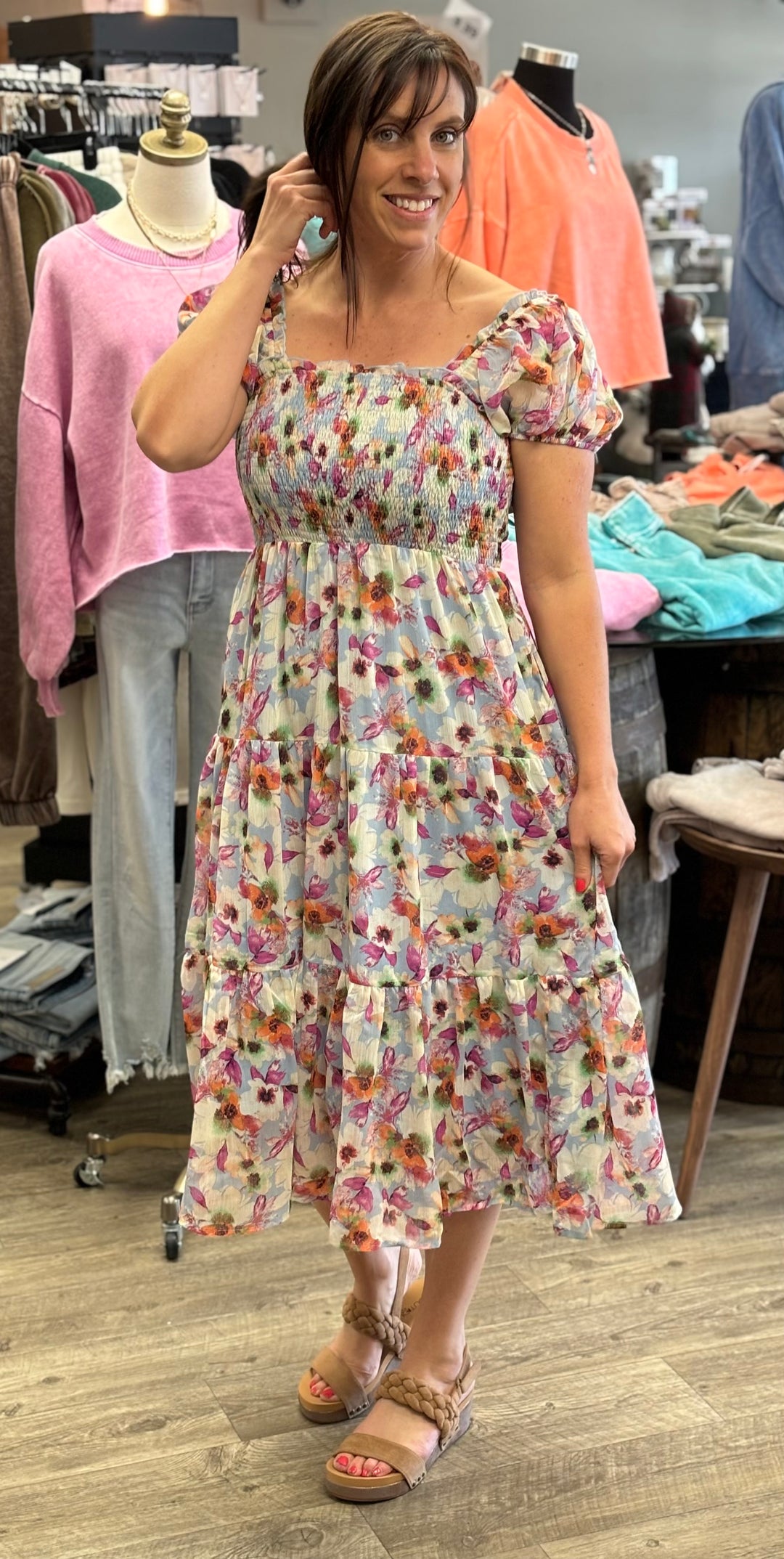 Darling Maxi Dress, Floral-Dresses-Listicle-Evergreen Boutique, Women’s Fashion Boutique in Santa Claus, Indiana