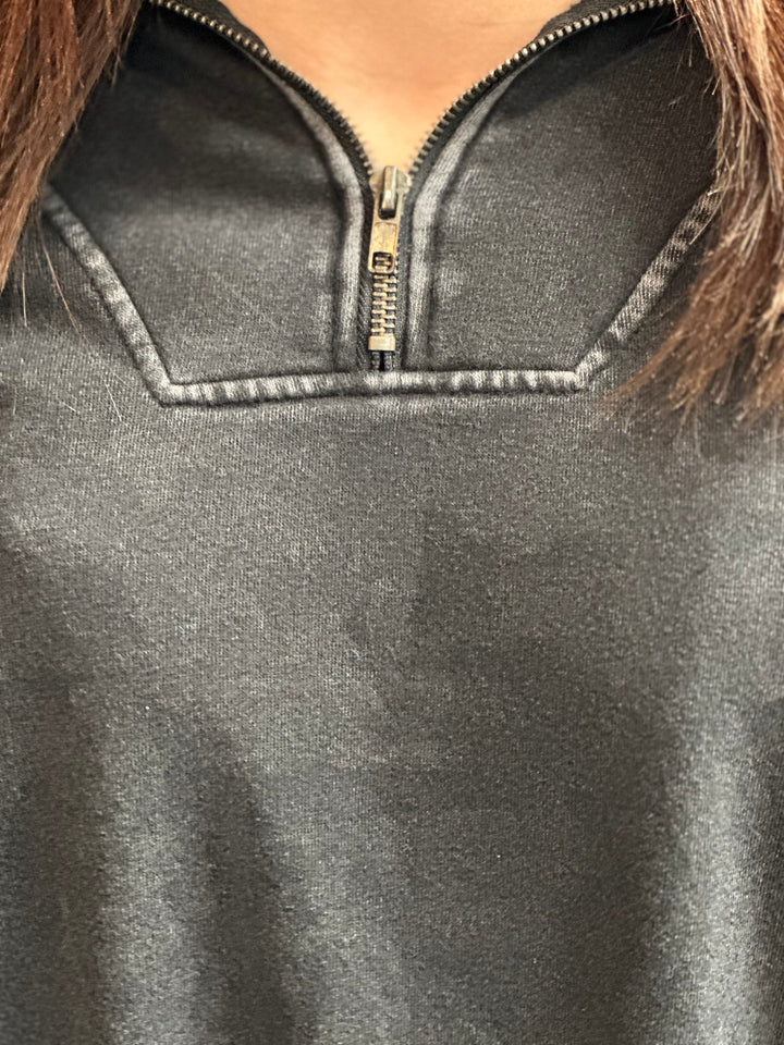 Chic Take Cropped Long Sleeve Sweatshirt-Sweatshirts-Hyfve-Evergreen Boutique, Women’s Fashion Boutique in Santa Claus, Indiana