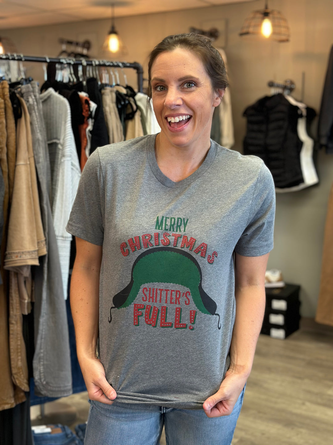 Shitters Full Graphic Tee-Graphic Tees-Wildberry Waves-Evergreen Boutique, Women’s Fashion Boutique in Santa Claus, Indiana