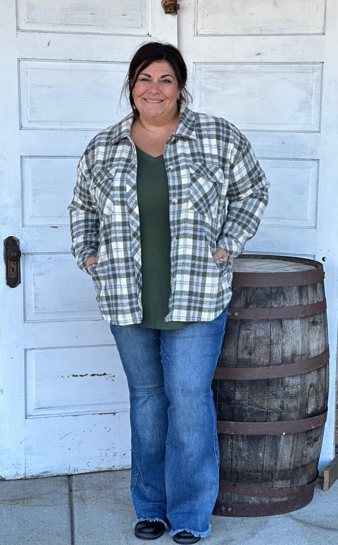 Blue frayed 2025 hem jeans