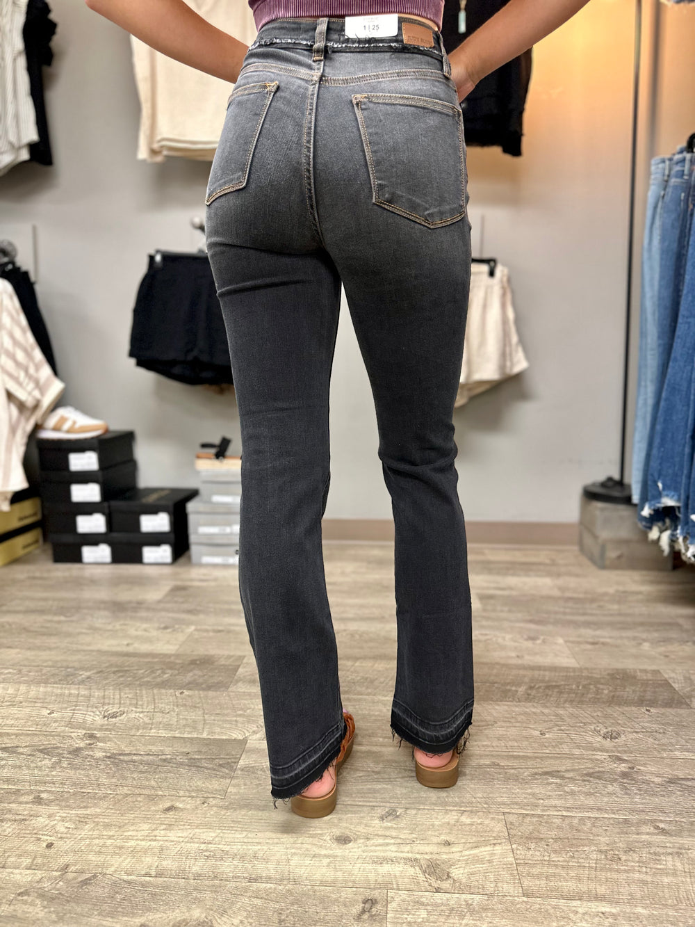 Judy Blue Always Perfect High Rise Bootcut Jeans-Jeans-Judy Blue-Evergreen Boutique, Women’s Fashion Boutique in Santa Claus, Indiana