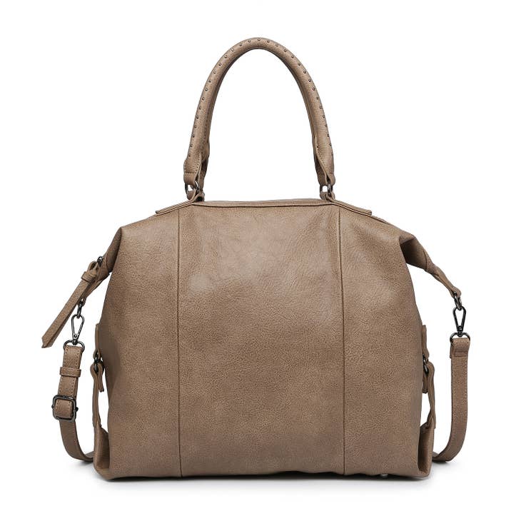 Indy Rustic Dual Handle Tote w/ Strap-Handbags-Jen & Co-Evergreen Boutique, Women’s Fashion Boutique in Santa Claus, Indiana