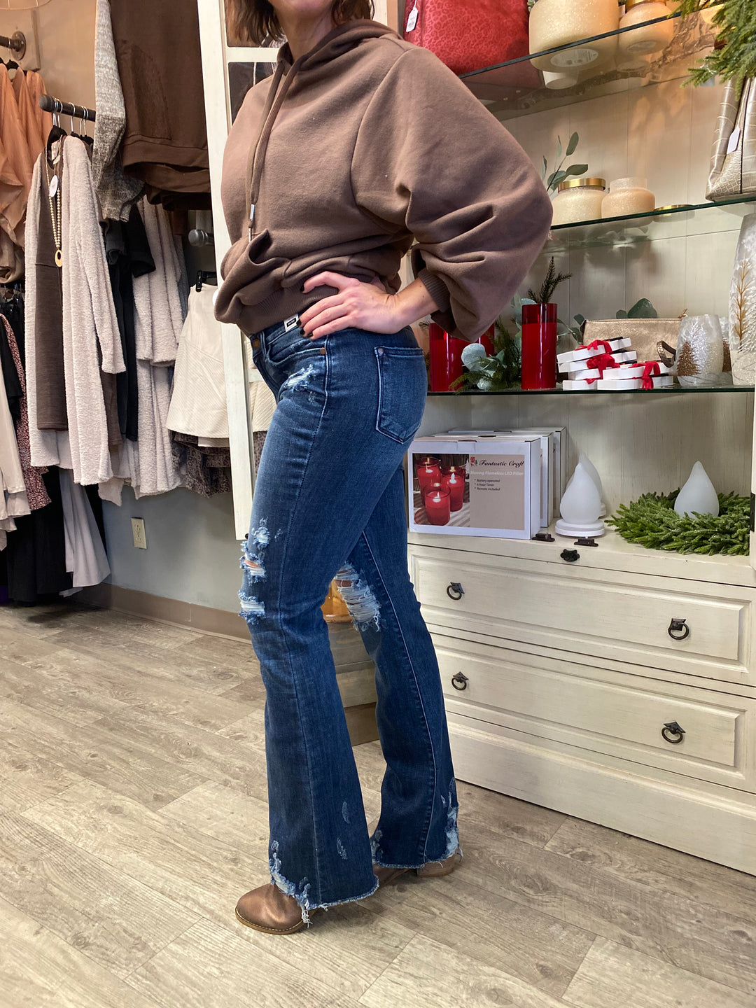 Judy Blue Must Have Mid Rise Bootcut Jeans-Jeans-Judy Blue-Evergreen Boutique, Women’s Fashion Boutique in Santa Claus, Indiana