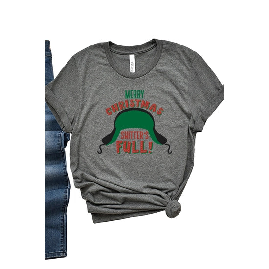 Shitters Full Graphic Tee-Graphic Tees-Wildberry Waves-Evergreen Boutique, Women’s Fashion Boutique in Santa Claus, Indiana
